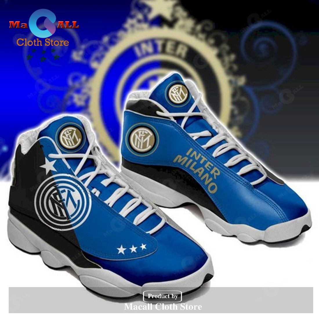 Inter Milan  Air Jordan 13 Shoes Sneaker Gifts For Men Women POD Design