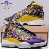 Kobe Bryant LA Lakers Yeallow Mamba Sport Shoes, Air Jordan 13 Shoes Hot 2023 Gifts For Men Women POD Design
