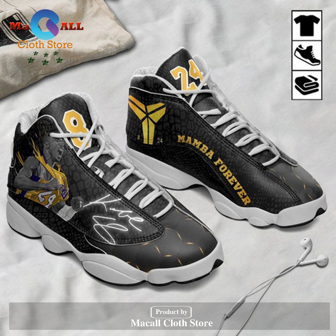 Mamba Forever Air Jordan 13 Sneakers Shoes Gifts For Men Women POD Design Mamba Forever Air Jordan 13 Sneakers Shoes Gifts For Men Women POD Design