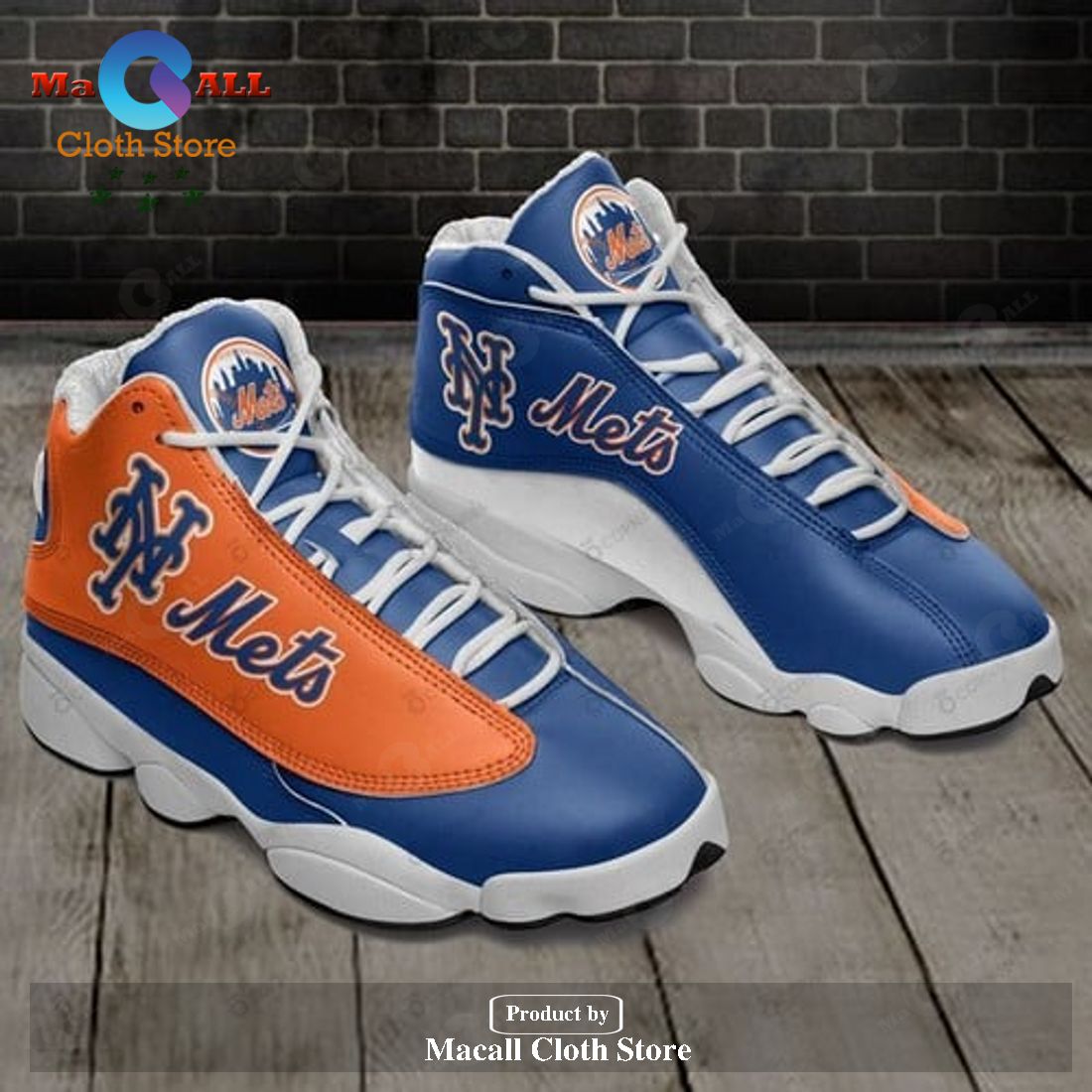 New York Mets MLB Air Jordan 13 Shoes Sneaker, Gifts For Men Women POD Design New York Mets MLB Air Jordan 13 Shoes Sneaker, Gifts For Men Women POD Design