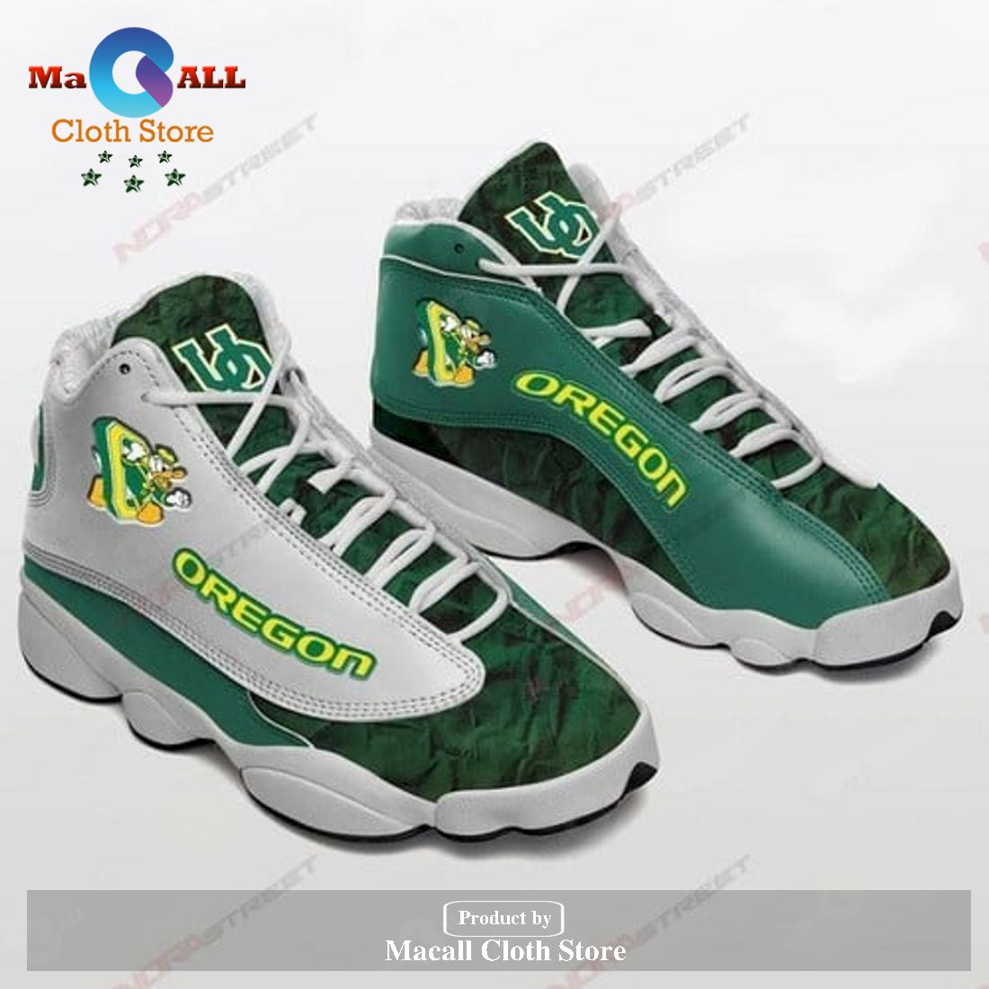 Oregon Duck Air Jordan 13 Shoes Sneaker, Gifts For Men Women POD Design Oregon Duck Air Jordan 13 Shoes Sneaker, Gifts For Men Women POD Design