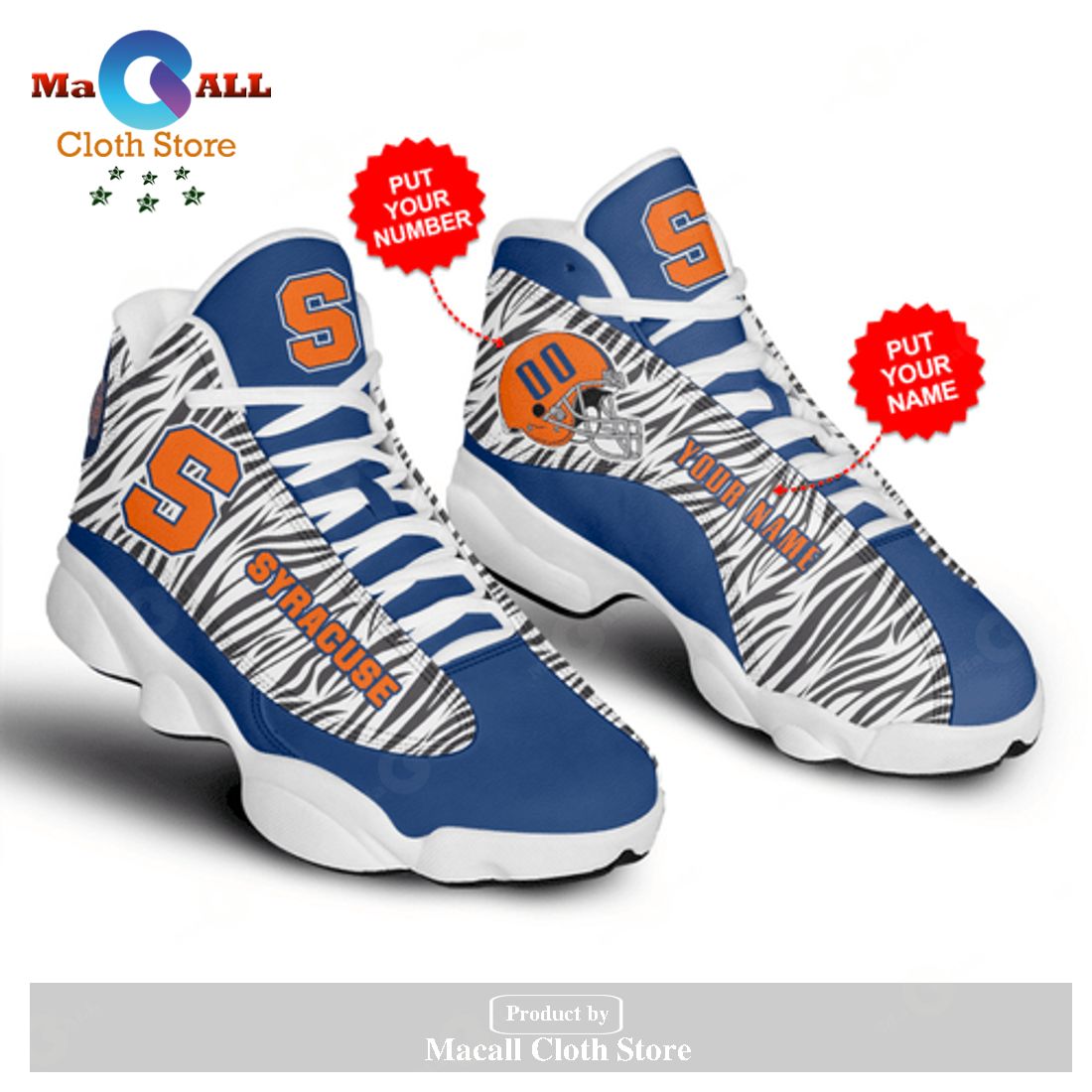Syracuse Orange Football Air Jordan 13 Shoes Sneaker, Gifts For Men Women POD Design Syracuse Orange Football Air Jordan 13 Shoes Sneaker, Gifts For Men Women POD Design