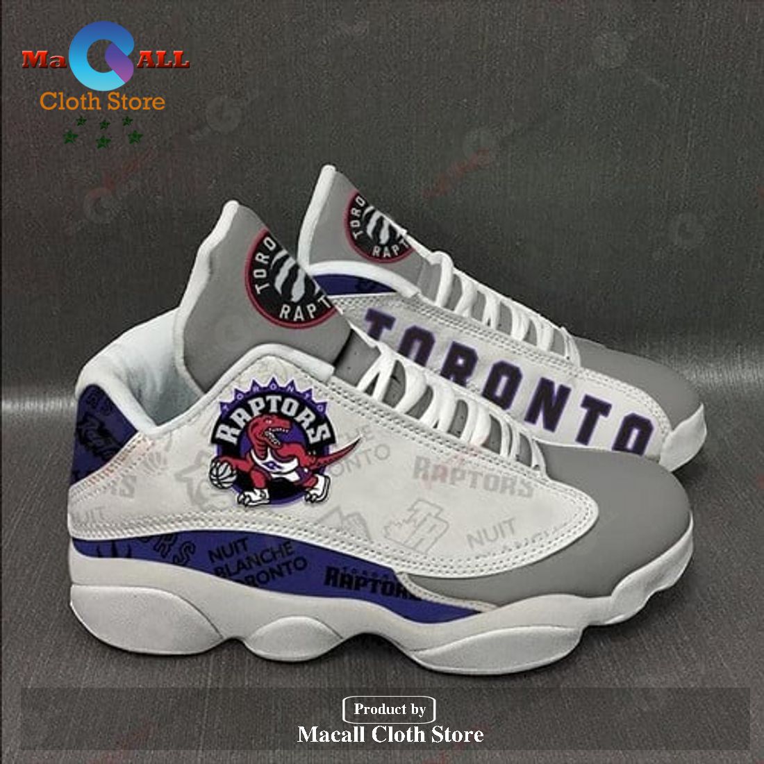 Toronto Raptors Air Jordan 13 Shoes Sneaker, Gifts For Men Women POD Design Toronto Raptors Air Jordan 13 Shoes Sneaker, Gifts For Men Women POD Design