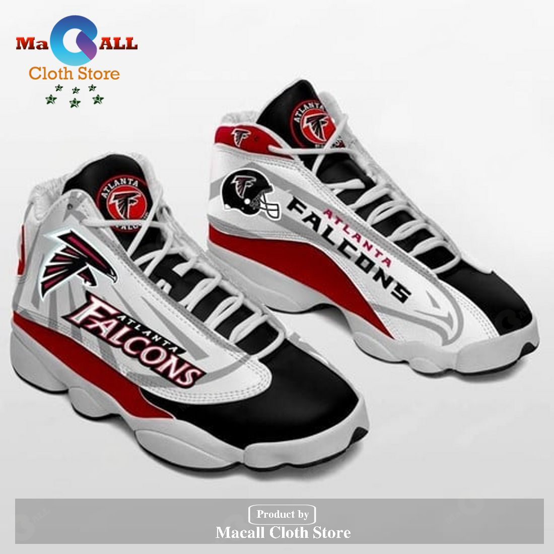 Atlanta Falcons Camo Pattern Air Jordan 13 Shoes For Fans