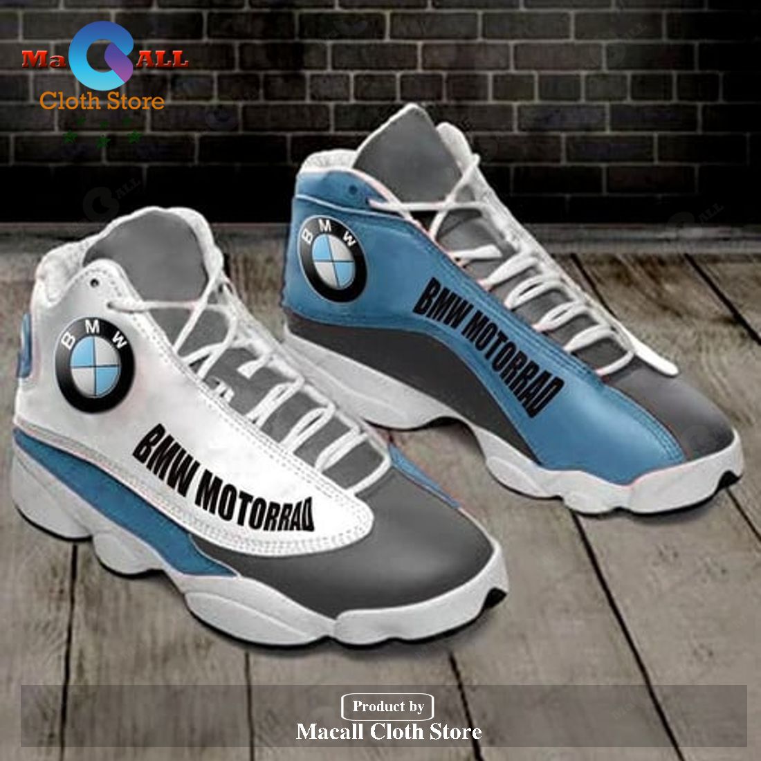 BMW Motorrad Team form AIR Jordan 13 Sneakers – Motorrad Team Sneakers, Gift Shoes For Fan POD Design – 9Y21