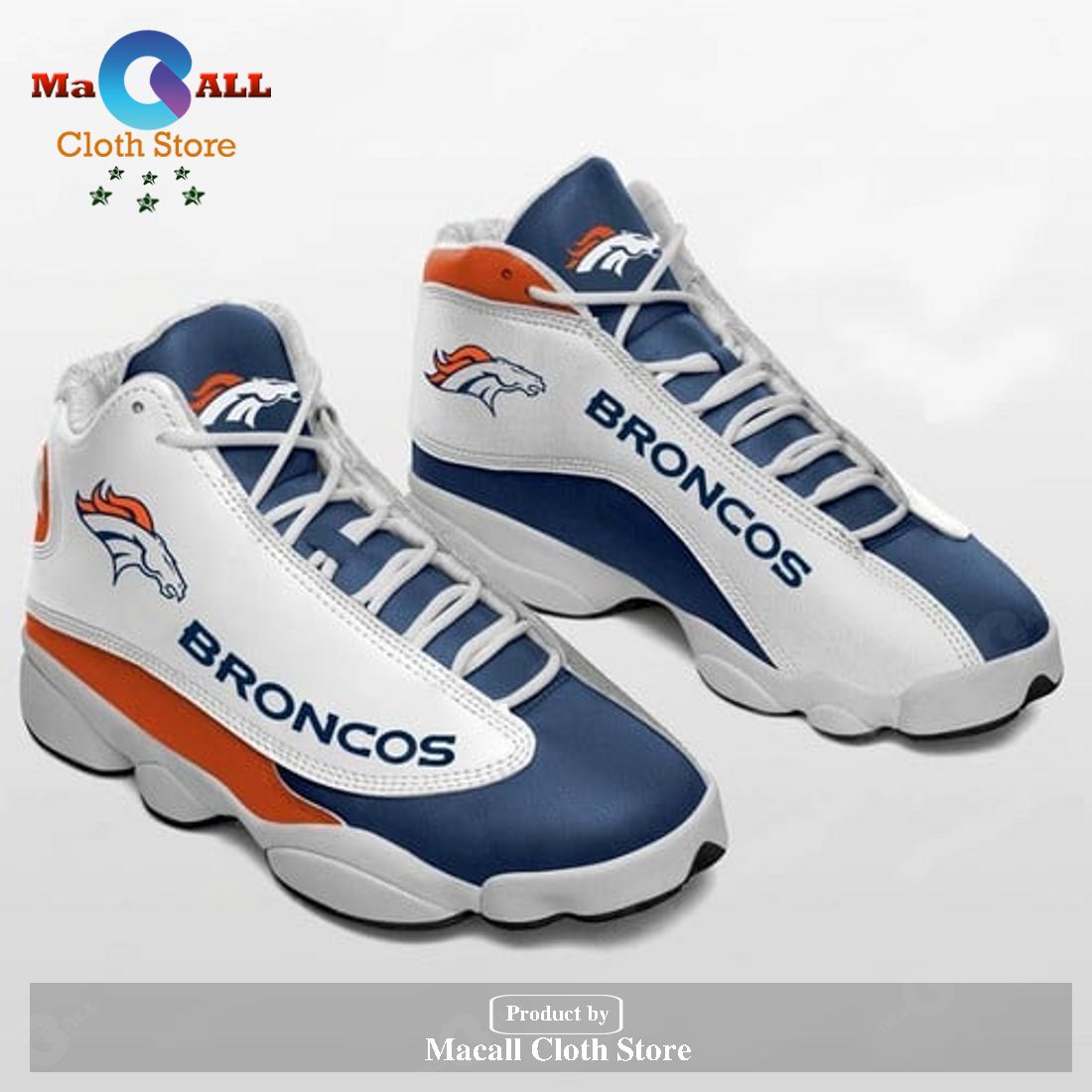 Denver Broncos NFL Air Jordan 11 Sneakers Shoes Gift For Fans