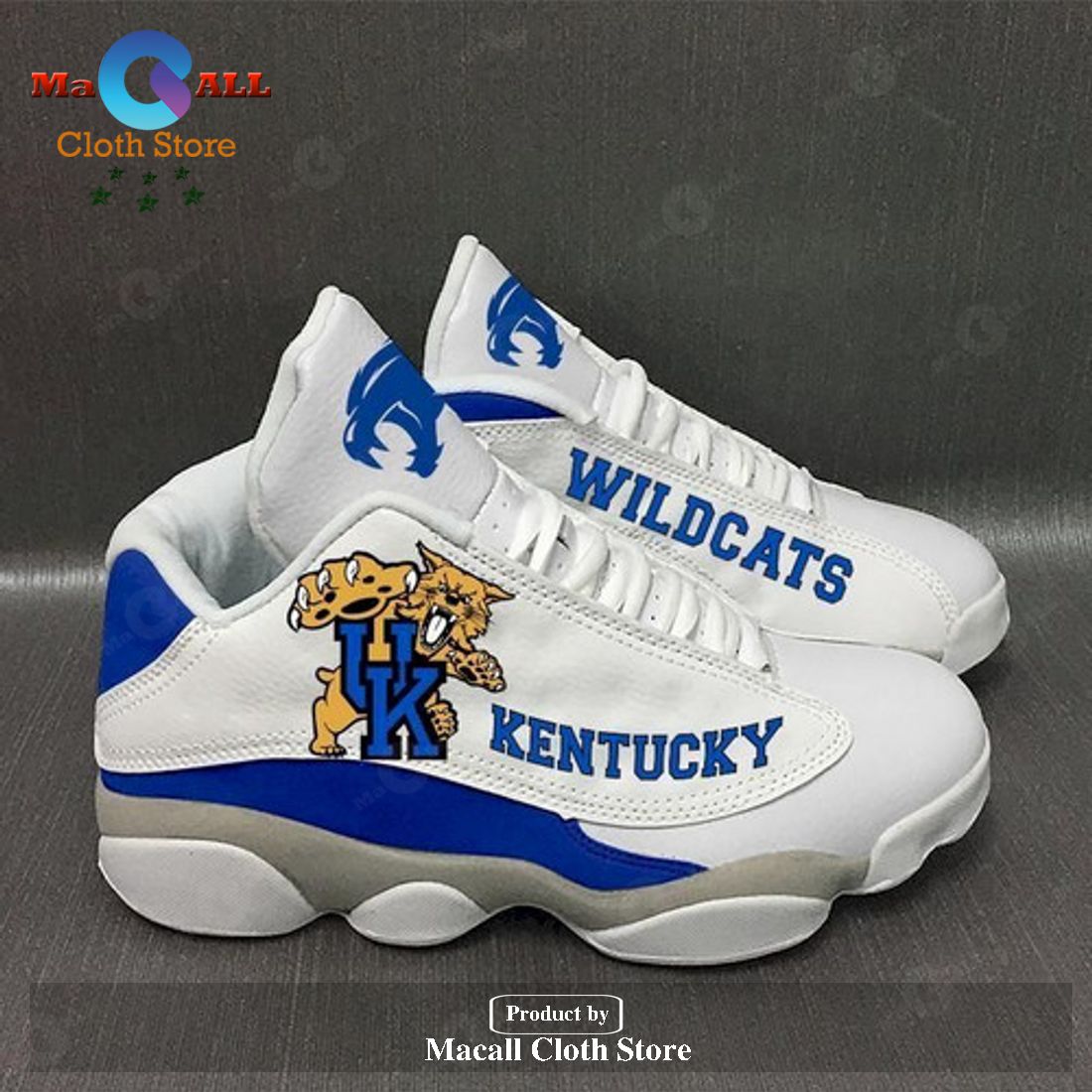 Kentucky Wildcats football Air Jordan 13 Shoes Sneaker, Gifts For Men Women POD Design