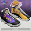Los Angeles Lakers basketball team form AIR Jordan 13 Sneakers – Gift Shoes For Fan POD Design – OZ11