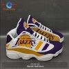 Los Angeles Lakers basketball team form AIR Jordan 13 Sneakers – Gift Shoes For Fan POD Design – OZ11