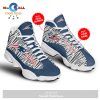 New England Patriots football team form AIR Jordan 13 Sneakers Gift Shoes For Fan POD Design