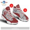 Oklahoma City Thunder Team form AIR Jordan 13 Sneakers – Jordan 13 Team Gift Shoes For Fan POD Design
