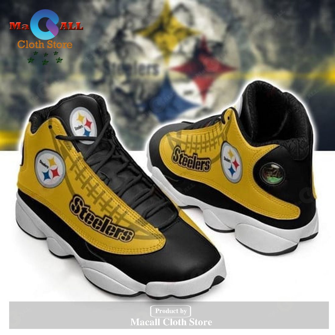 Pittsburgh Steelers NFL Air Jordan 11 Sneakers Shoes Gift For Fans