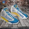 Real Madrid football team form AIR Jordan 13 Sneakers – Gift Shoes For Fan POD Design