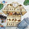 Horse Hawaiian Shirt Horse and Flower Pattern White Horse Lover Hawaiian Shirt