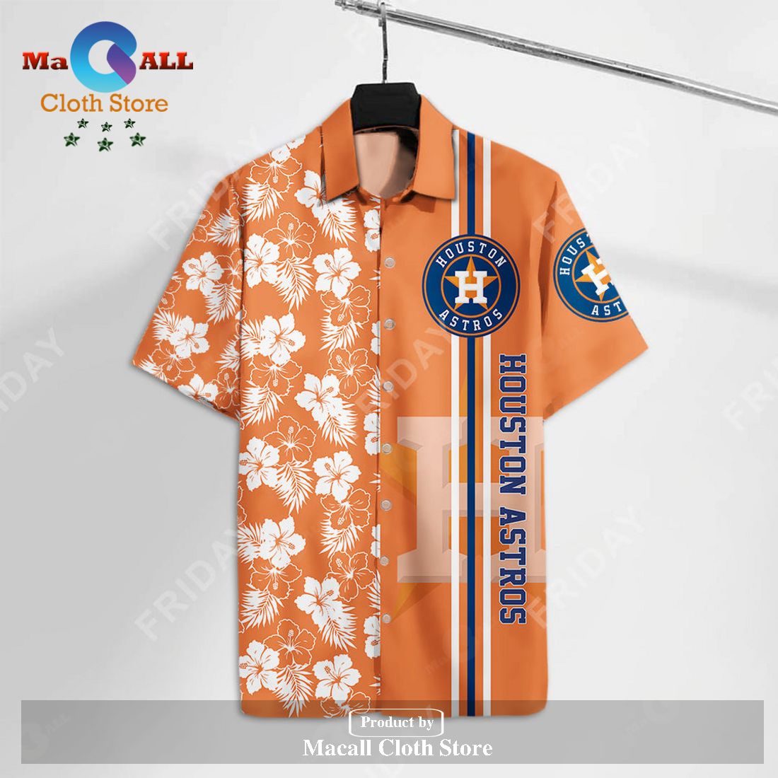 Houston Astros Hawaiian Shirt Houston Astros Logo Baseball Orange White Houston Astros Hawaiian Shirt Houston Astros Logo Baseball Orange White