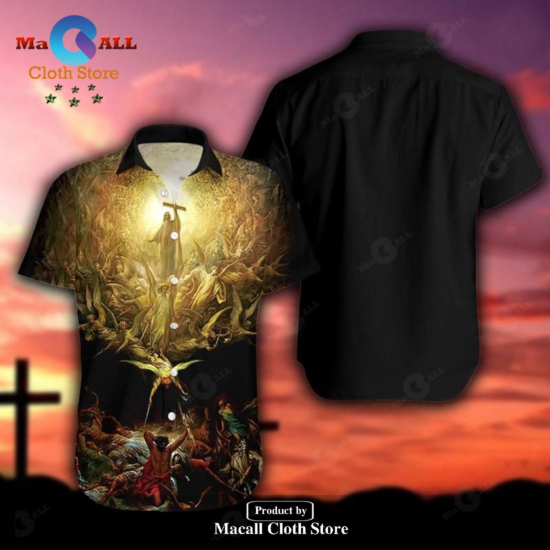 Jesus Hawaiian Shirt Jesus Holy Light Angels Black Hawaii Aloha Shirt Jesus Hawaiian Shirt Jesus Holy Light Angels Black Hawaii Aloha Shirt