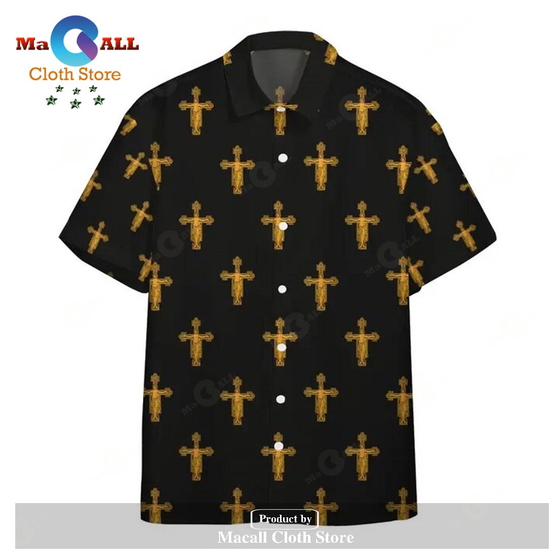 Jesus Hawaiian Shirt Medieval The Jesus Cross Pattern Black Hawaii Aloha Jesus Hawaiian Shirt Medieval The Jesus Cross Pattern Black Hawaii Aloha