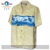 Jumping Whales Black Hawaiian Shirt and Shorts