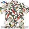 Jungle Macaws Navy Hawaiian Shirt and Shorts