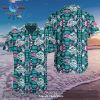 Jurassic Park Hawaiian Shirt Jurassic Park Symbol Palm Leaves Blue Hawaiian Shirt