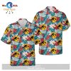 Jurassic Park Hawaiian Shirt Jurassic Park Symbol Palm Leaves Green
