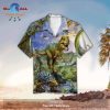 Jurassic Park Hawaiian Shirt Jurassic Park Tropical Summer Yellow