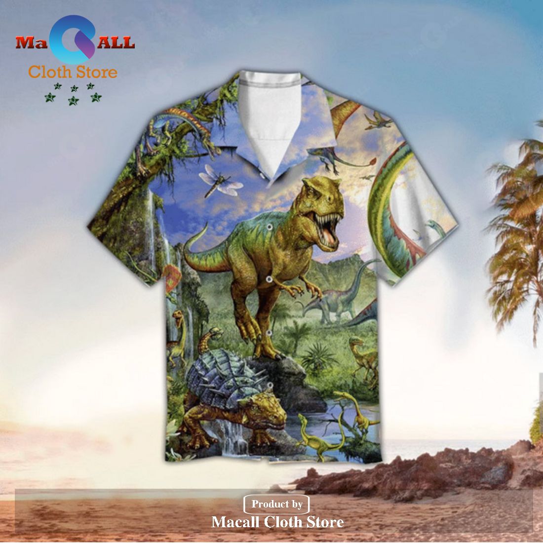 Jurassic Park Hawaiian Shirt Jurassic T Rex Dinosaur Vintage Hawaii   Jurassic Park Hawaiian Shirt Jurassic T Rex Dinosaur Vintage Hawaii Sh 1 Vn2fw 