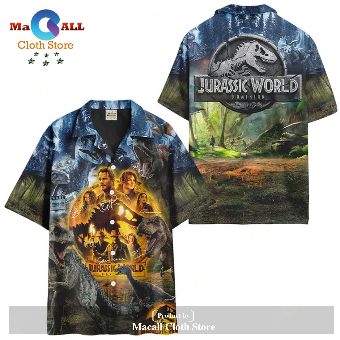 Jurassic Park Hawaiian Shirt Jurassic World Dominion Hawaii Shirt   Jurassic Park Hawaiian Shirt Jurassic World Dominion Hawaii Shirt Jura 1 5vcC4 