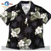 Kilauea Navy Fitted Women’s Hawaiian Shirt and Shorts