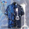 Kingdom Hearts Hawaiian Shirt Kingdom Hearts Crown Symbol Black Grey