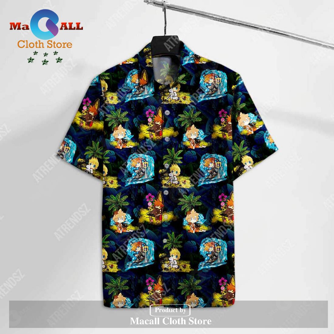 Kingdom Hearts Hawaiian Shirt Sora Ventus Tropical Hawaii Aloha Shirt Kingdom Hearts Hawaiian Shirt Sora Ventus Tropical Hawaii Aloha Shirt