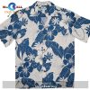 LAS Hawaiian Shirt Blue Tropical Hawaii Tshirt Cute High Quality Stitc