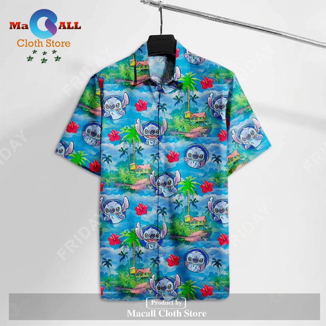 LAS LAS Aloha Tropical Blue Tshirt Hawaiian Shirt LAS LAS Aloha Tropical Blue Tshirt Hawaiian Shirt