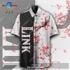 LAS LAS Aloha Tropical Blue Tshirt Hawaiian Shirt