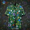 Legend Of Zelda Aloha Shirt Triforce Shield Sword Pattern Hawaiian Shirt