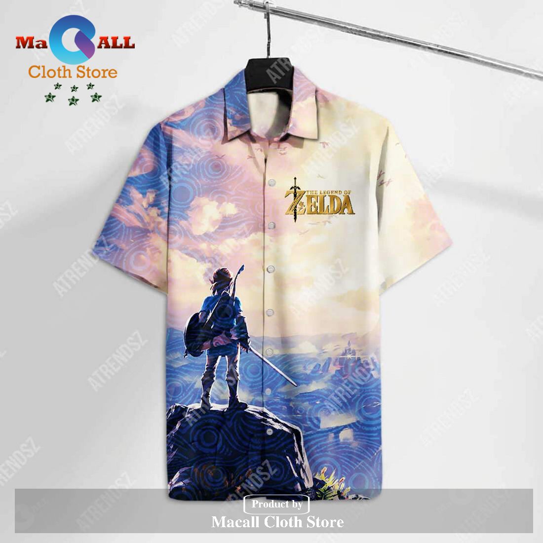 Legend Of Zelda Breath Of The Wild Link Hawaiian Shirt Legend Of Zelda Breath Of The Wild Link Hawaiian Shirt