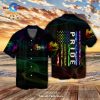 LGBT Astronaut LGBT Rainbow Flag Galaxy Aloha Hawaiian Shirt