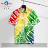 LGBT Rainbow Color Eagle American Pride Aloha Hawaiian Shirt