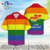 LGBT Rainbow Color Eagle American Pride Aloha Hawaiian Shirt
