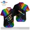 LGBT Love Is Love Heartbeat Rainbow Smoke an Aloha Hawaiian Shirt