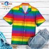 LGBT Neon Lights Love Is Love Space Galaxy Aloha Hawaiian Shirt