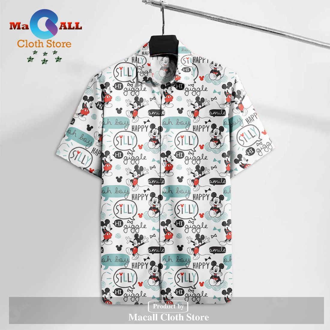 MK Mouse Oh Boy Happy Silly T Awesome High Hawaiian Shirt MK Mouse Oh Boy Happy Silly T Awesome High Hawaiian Shirt