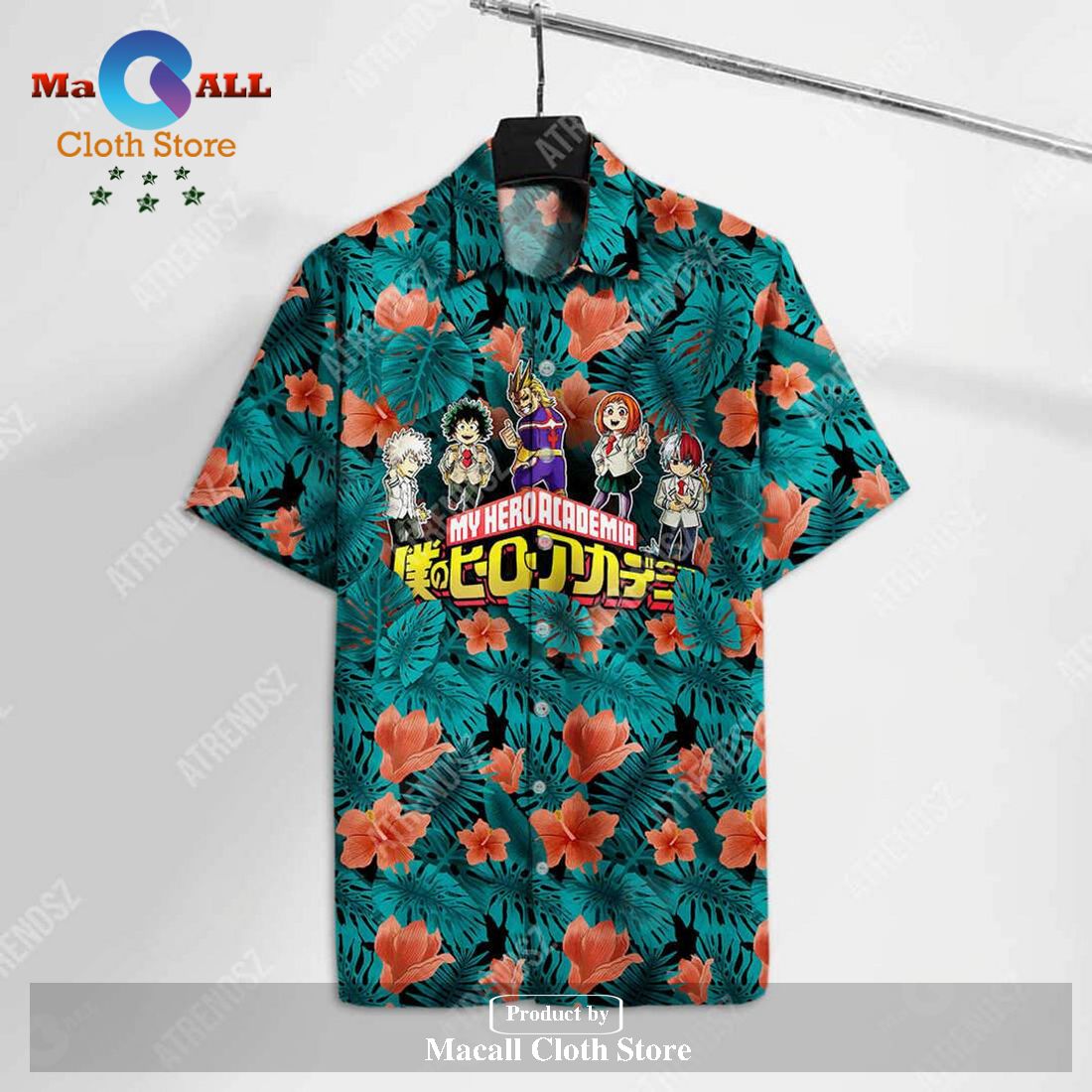 My Hero Academia Character Tropical My Hero Academia Hawaiian Shirt My Hero Academia Character Tropical My Hero Academia Hawaiian Shirt