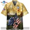 Navy Veteran Blue Eagle Patriot Camo an Aloha Hawaiian Shirt