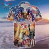 Patriot 4th Of July American Flag Eagle Independence Day Hawaiian Shirt