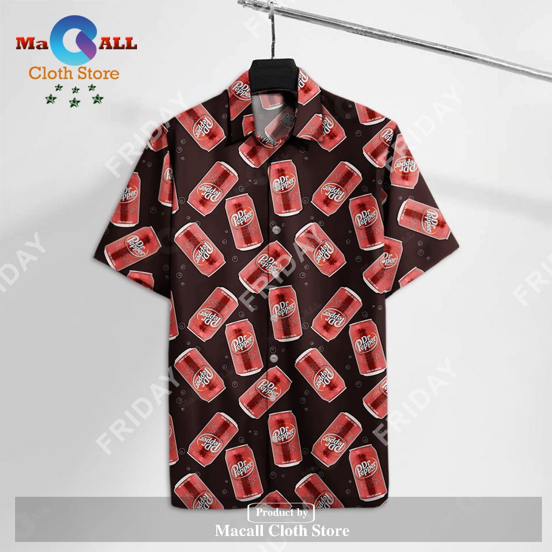 Pepper Pepper Soft Drink Pattern Hawaiian Shirt Pepper Pepper Soft Drink Pattern Hawaiian Shirt