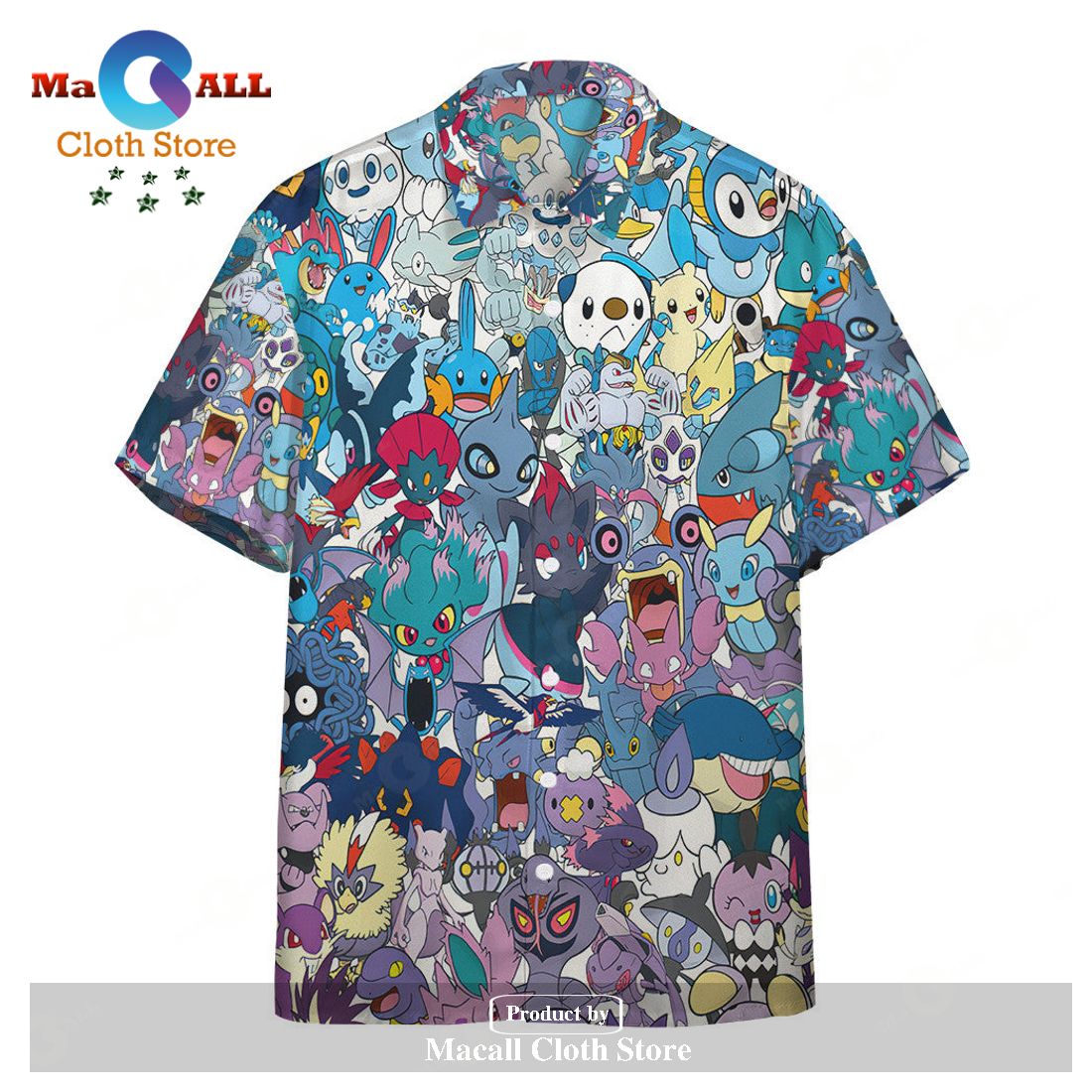 Pokemon All The Water Pokemon Pokemon Hawaiian Shirt Pokemon All The Water Pokemon Pokemon Hawaiian Shirt
