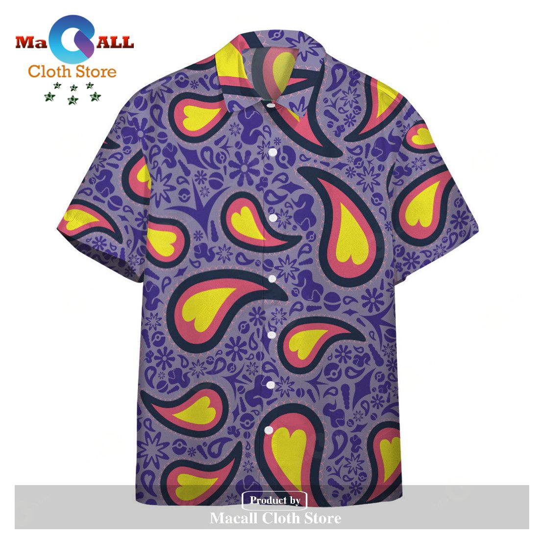 Pokemon Arbok Pokemon Purple Pokemon Aloha Hawaiian Shirt Pokemon Arbok Pokemon Purple Pokemon Aloha Hawaiian Shirt