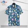 Pokemon Water Pokemon Oshawott Squirtle Totodile Patter Hawaiian Shirt