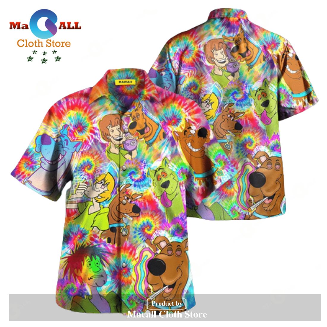 Scooby-Doo Groovy Scooby Doo High Cute Hawaiian Shirt Scooby-Doo Groovy Scooby Doo High Cute Hawaiian Shirt